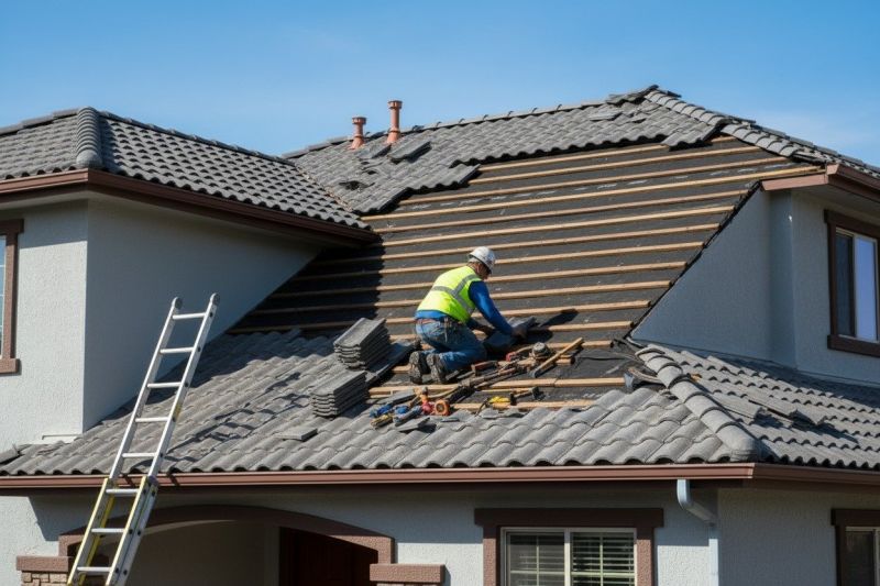 Spanish Tile Roof Replacement